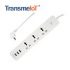 TransmeIoT Smart Powerstrip TM-PS-1910U 3+3USB，with 3 Individually Controlled Smart Outlets And 4 USB Ports, Works with Alexa & Google Home, No Hub Required