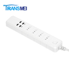 TransmeIoT Smart Powerstrip TM-PS-012 4+4USB，with 3 Individually Controlled Smart Outlets And 4 USB Ports, Works with Alexa & Google Home, No Hub Required