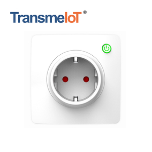 TransmeIoT Smart Wall Socket TM-WS-EU04 Multi-Control, 2.4GHz Wi-Fi Touch Switches, Neutral Wire Required, Remote Control Smart Life/Tuya App, Work with Alexa, Google Home 