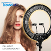 18" Selfie Ring Light with 1.8M Adjustable Tripod For Phone TM-18A20A