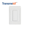 TransmeIoT TM-WF-AUS01 WiFi Smart Wall Light Switch,Glass Panel, Multi-Control, 2.4GHz Wi-Fi Touch Switches, Neutral Wire Required, Remote Control Smart Life/Tuya App, Work with Alexa, Googl