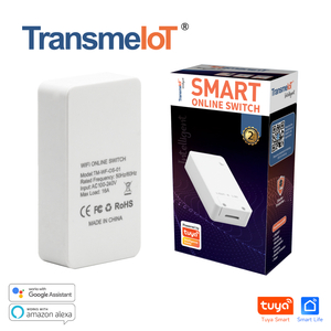 TransmeiIoT Smart Switch Module TM-WF-OS-01 Wifi Switch Wireless Remote Control Electrical for Household Appliances,Compatible with Alexa DIY Your Home Via Iphone Android App