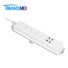 TransmeIoT Smart Powerstrip TM-PS-012 4+4USB，with 3 Individually Controlled Smart Outlets And 4 USB Ports, Works with Alexa & Google Home, No Hub Required