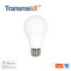 TransmeIoT Smart Bulb TM-A60 E27, LED Color Changing Lights, Works with Alexa & Google Assistant, Dimmable with App,with controllerNo Hub Required, 2.4GHz W