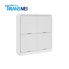 TransmeIoT TM-ZB-EU13SS Zigbee Smart Wall Light Switch button,Glass Panel, Multi-Control, Touch Switches, Single Line, Remote Control Smart Life/Tuya App, Work with Alexa, Google Home