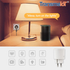TransmeIoT TM-MP-EU01 Mini Smart Plug, WiFi Outlet Socket Compatible with Alexa And Google Home，google assistant/ aleax voice control , Remote Control with Timer Function, No Hub Required