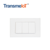 TransmeIoT TM-CL03S WiFi Smart Wall Light Switch,Glass Panel, Multi-Control, Wi-Fi/Zigbee , Neutral Wire Required, Remote Control Smart Life/Tuya App, Work with Alexa, Googl